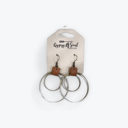 GSB Double Ring Earrings