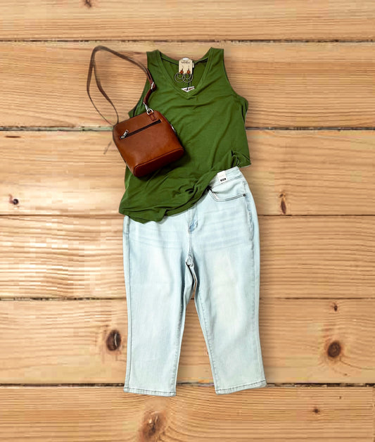Judy Blue Plus Size Capris